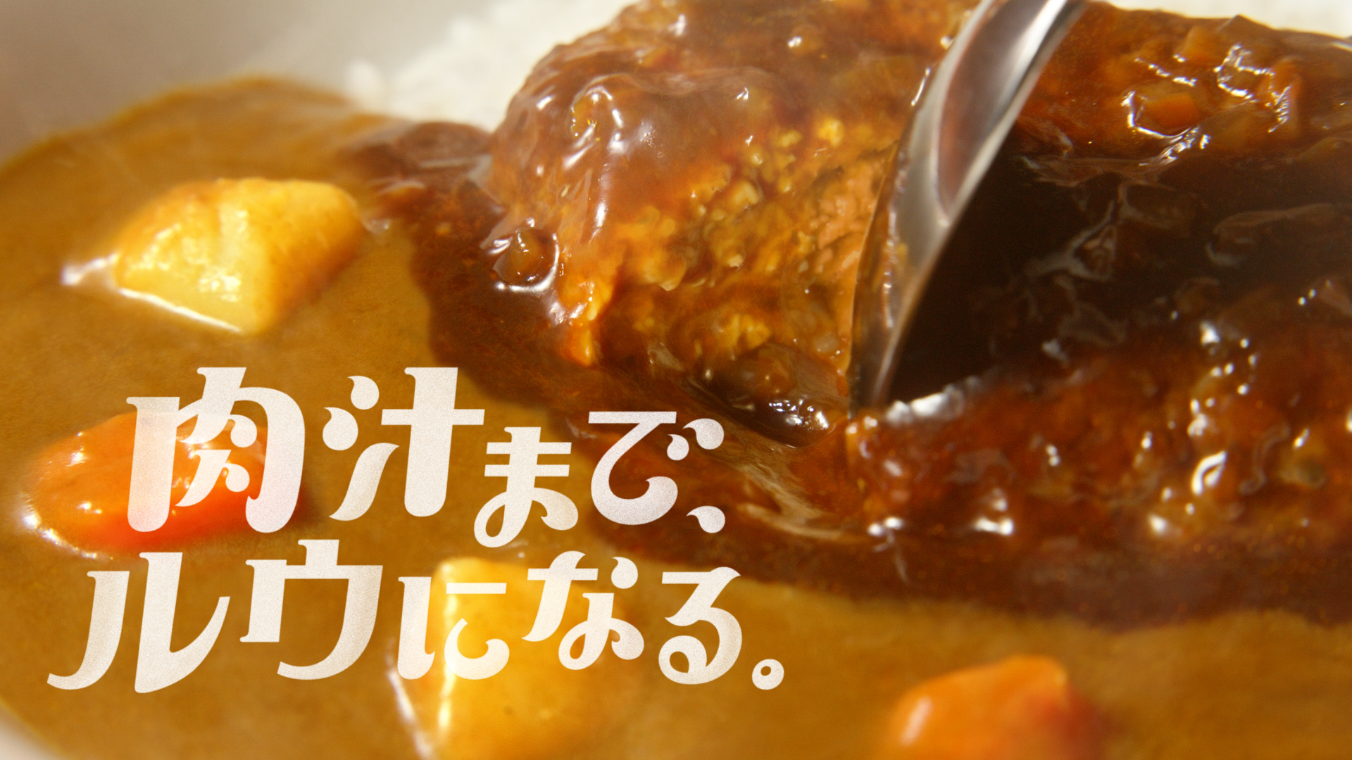 煮込みハンバーグカレー（15秒）
