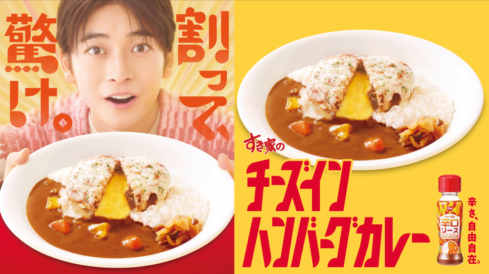 チーズインハンバーグカレーCM