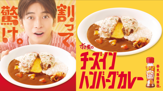 チーズインハンバーグカレーCM