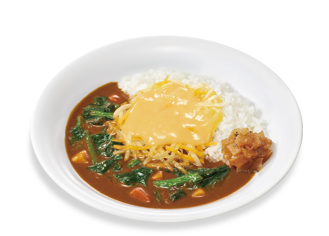 チーズほうれん草カレー