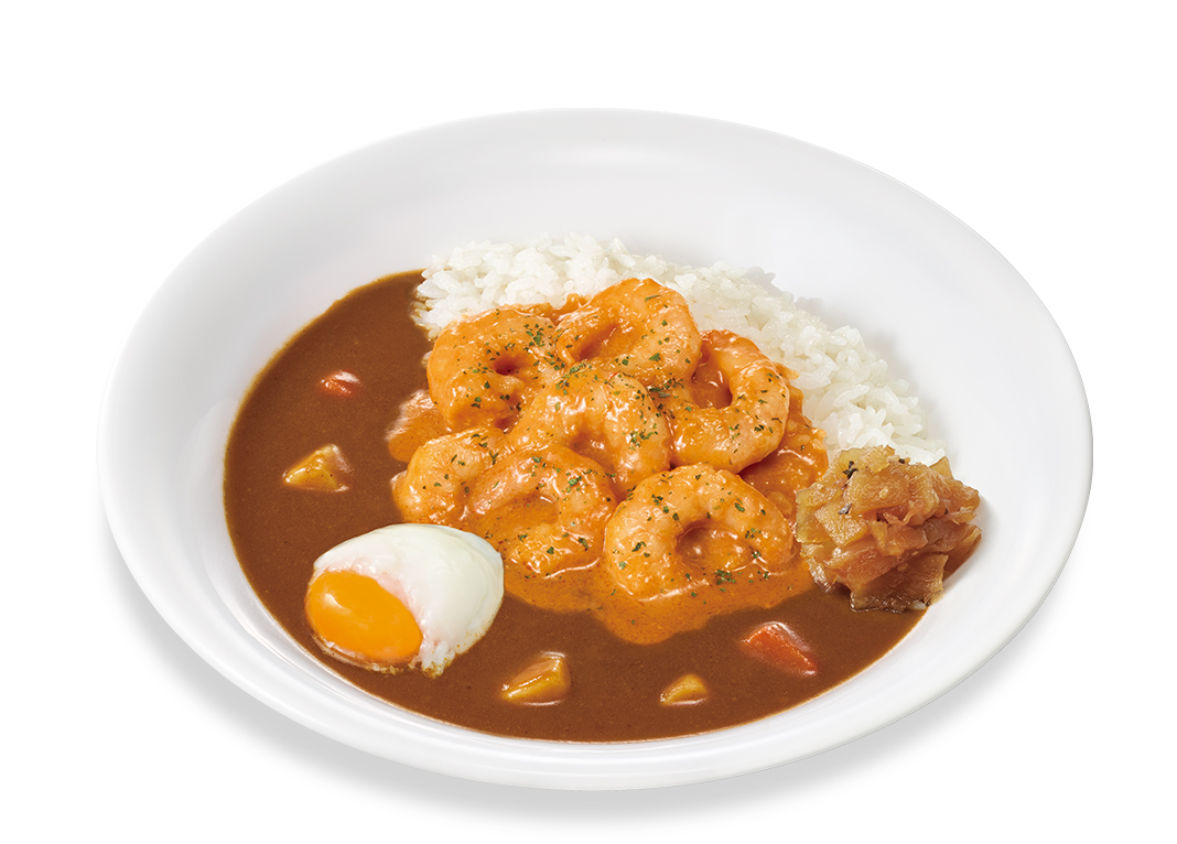おんたまぷりぷりエビのビスクソースカレー