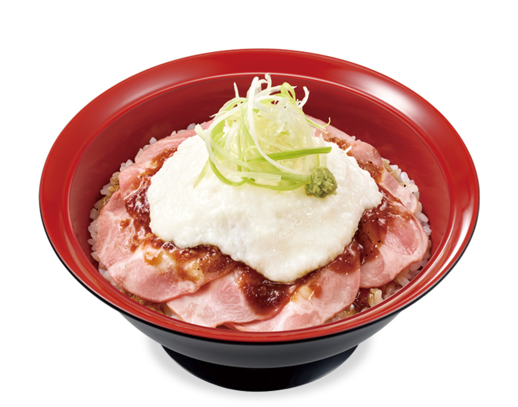 山かけローストポーク丼