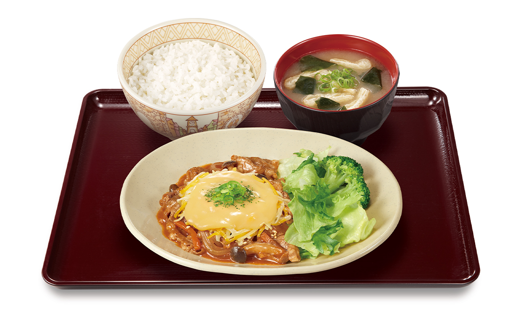 とろ〜り3種のチーズプルコギ牛カルビ焼肉定食