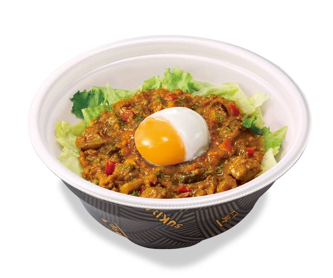 スパイシーキーマカレー丼