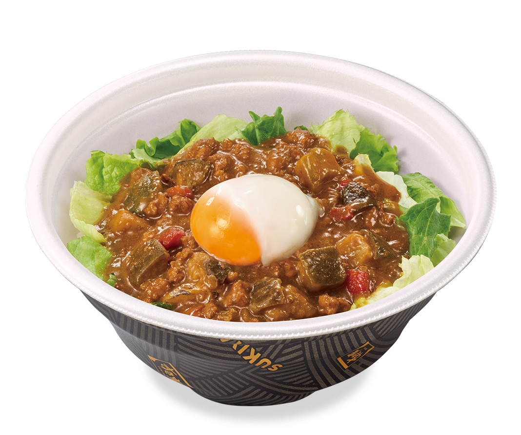 スパイシーキーマカレー丼