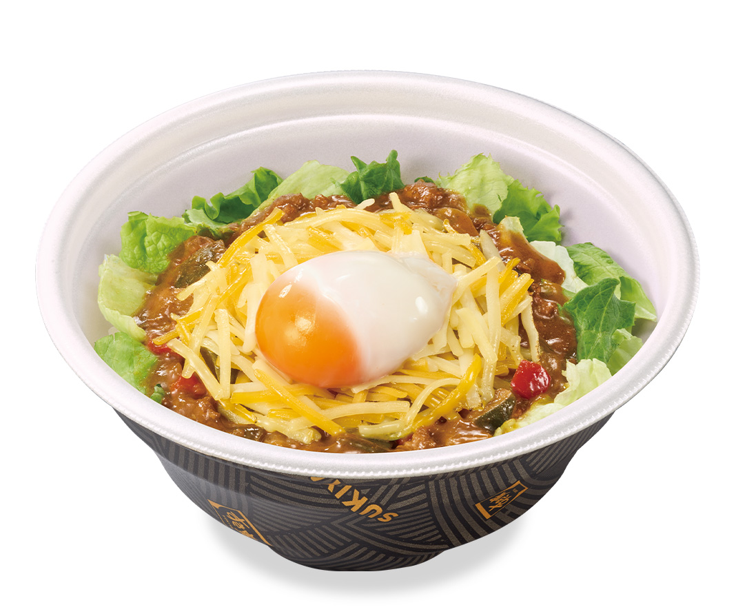 チーズスパイシーキーマカレー丼