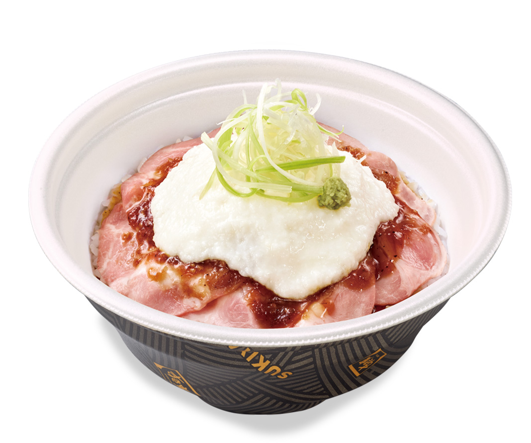 山かけローストポーク丼