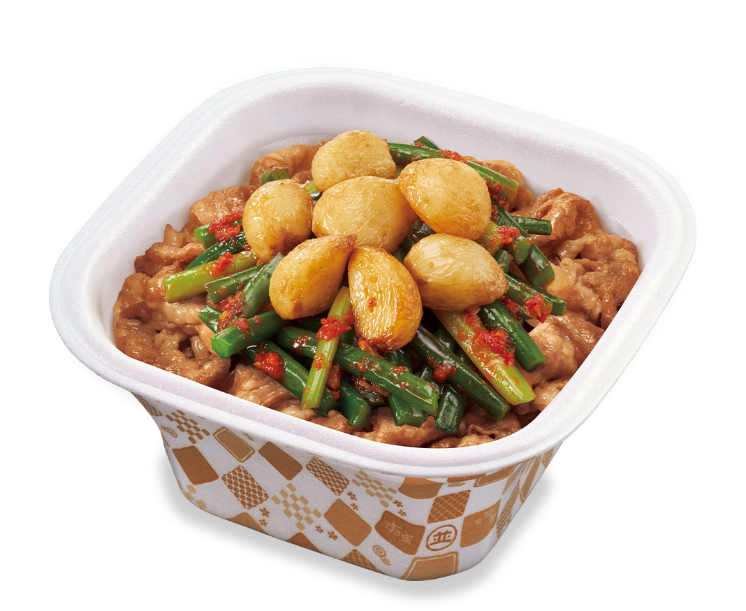 ダブルニンニク牛丼