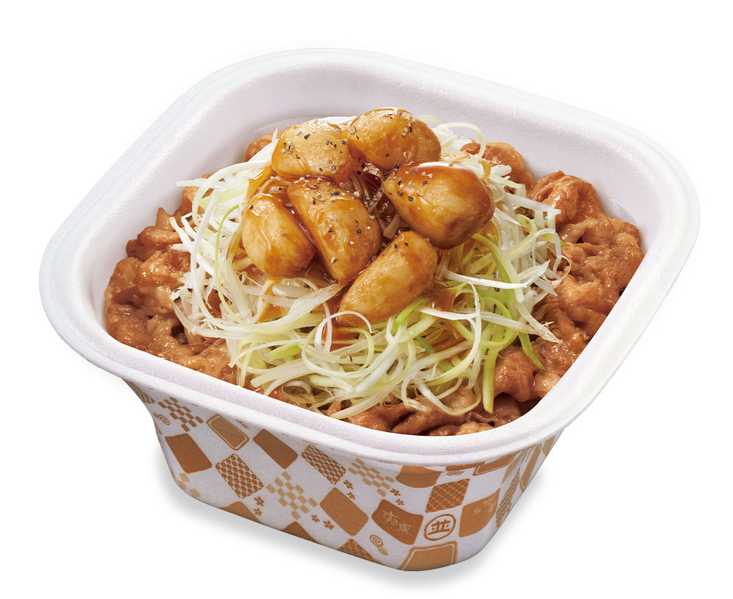 にんにく白髪ねぎ牛丼