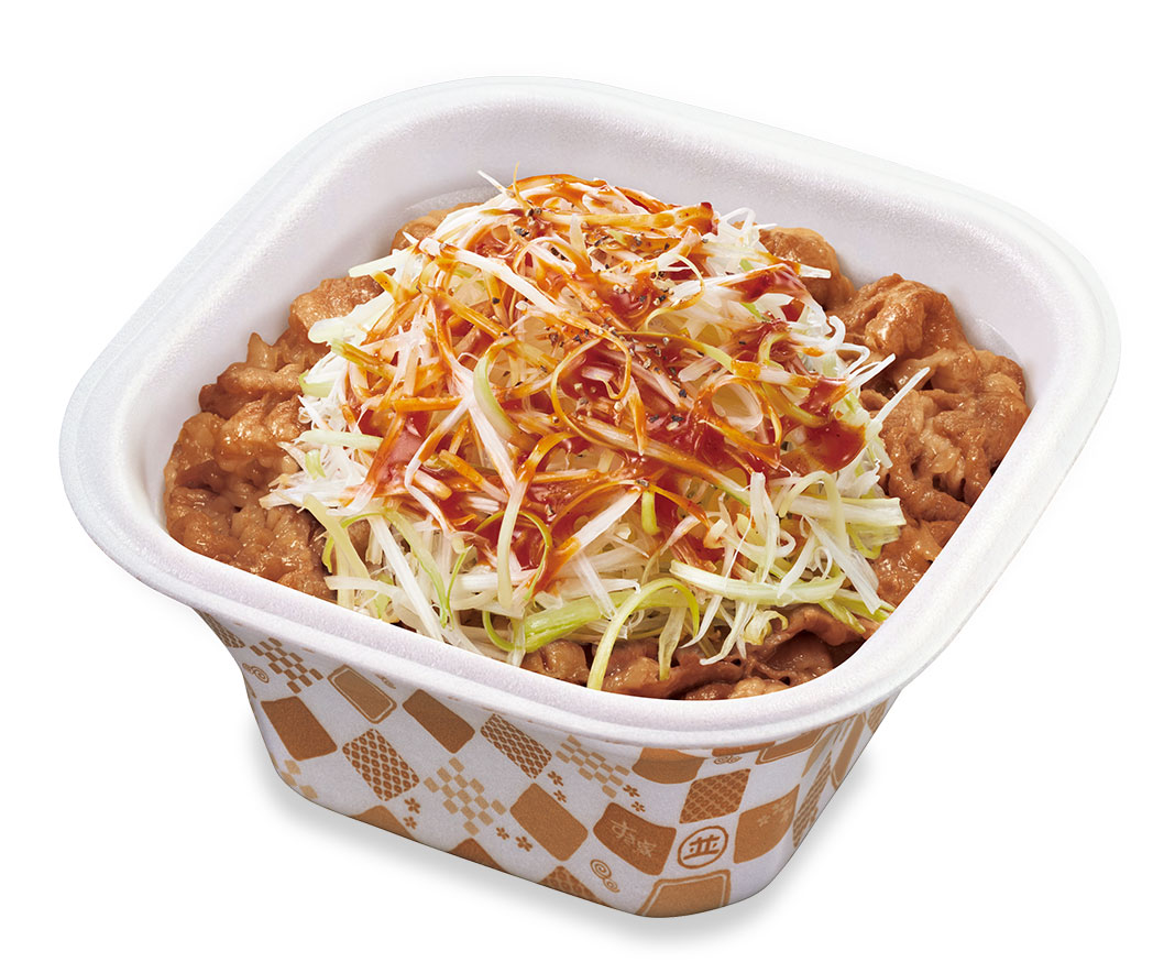 赤だれ白髪ねぎ牛丼