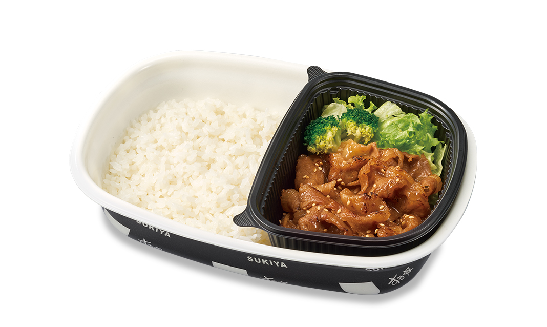 牛カルビ焼肉皿弁当